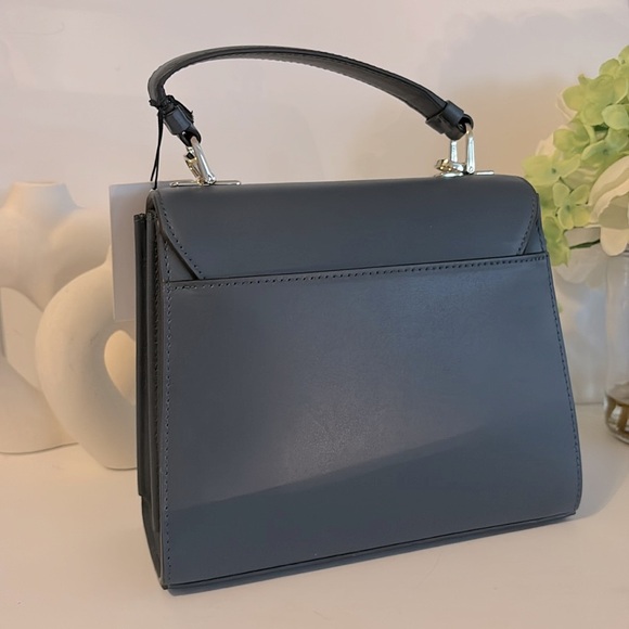 Furla Navy and Light Gray Satchel - Picture 3 of 11